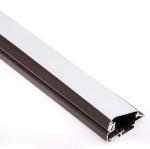 White Anodized Aluminum Window Profiles With Length Customized ISO 9001 Approved