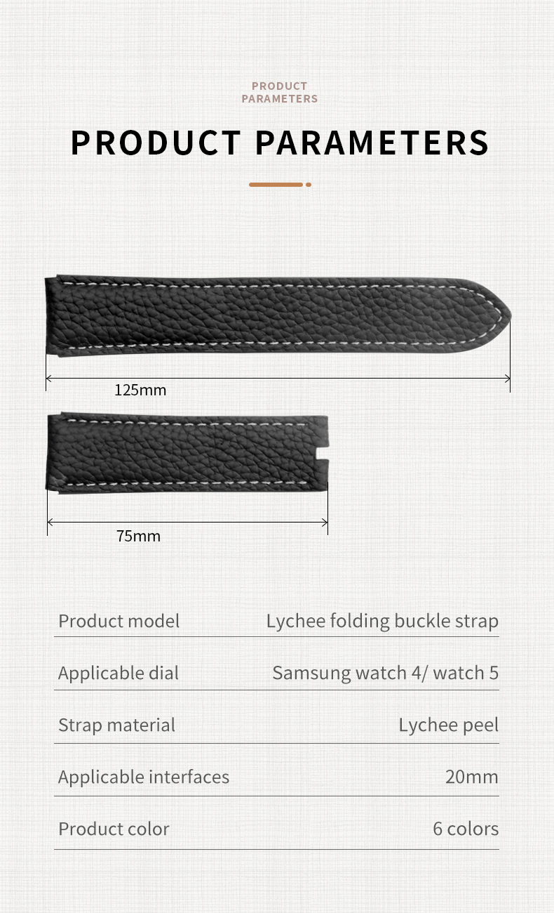 9 Colors Metal Folding Magnetic Buckle Watch Strap for Samsung Watch Series