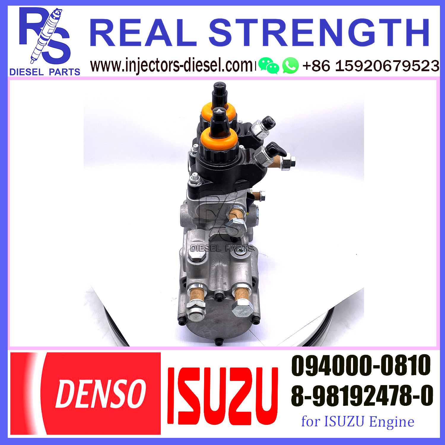 Common Rail Denso Fuel Injection Pump 094000-0810 8-98192478-0 for ISUZU 094000-0810 8-98192478-0