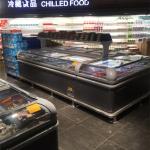 Commercial Self-contained Horizontal Chest Island Freezer with Secop compressor