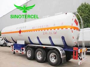 Quality Mn Steel Gas Tank Semi Trailer Fuel Tank 55000Liters Propane Semi Trailer wholesale
