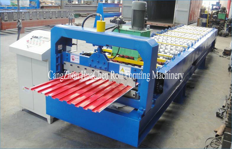 1000mm Color Coated Shutter Door Roll Forming Machine 20m/min 0.3 - 0.7mm