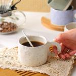 300ML Ceramic Nordic Ring Handle Coffee Mug Speckled Brief Novelty Pattern Milk