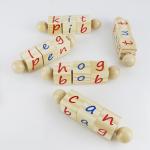 Alphabet Children Wooden Toys Blocks For Montessori Kindergarten Teaching