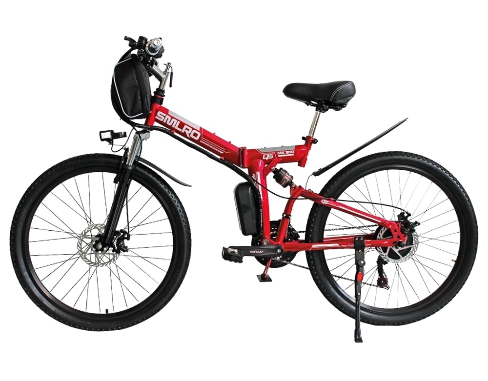 31MPH 26 Inch Folding Electric Bike With 1000W Rear Hub Motor