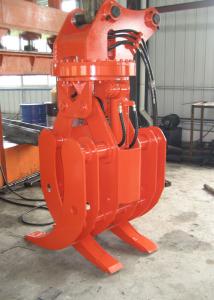 Quality 1600mm Q345B hydraulic Rotating Log Grapple For Mini Excavator wholesale