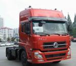 Red 4X2 Tractor Head Truck Horsepower DFL4180A5 With EURO V Emission Standard