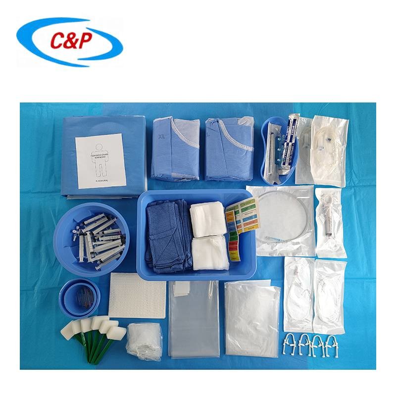 Hospital Drape Kit Pack Disposable Angio Pack Sets For Healthcare Providers