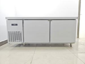 Quality 1.8M Undercounter Chiller Commercial Refrigerator Workbench For Kitchen Stainless Steel Table wholesale