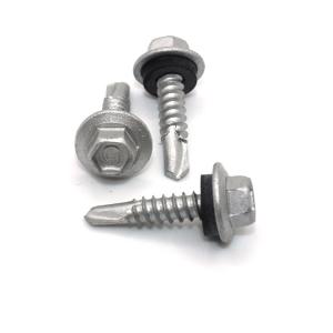 Quality Building Roofing Hex Head Self Drilling Screws With Rubber Washers ISO9001 2015 Certified wholesale