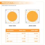 5454 Led Chip 100W 150W 200W High Power Chip CCT 620nm/460nm/520nm/2700K/6500K