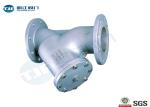 Manual Y Strainer Valve , Cast Iron Flanged Industrial Y Strainers