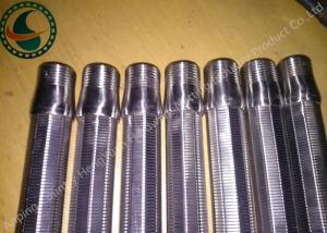 Quality Slotted Flange Johnson Vee Wire Screen , Wedge Wire Sheets Acid Resistant wholesale
