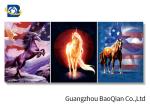 Horse Stock Free Sample Poster With MDP Frame , Pet Lenticular 3d Pictures For