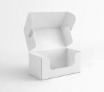 Offset Printing Free Front Tuck Mailer Boxes Shipping Box Mockup