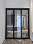Energy Efficiency Aluminum Folding Door Thick Profile Glass Folding Door