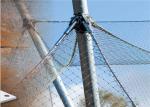 Soft Flexible Architectural Cable Mesh 2.0mm / Stainless Steel Rope Mesh Netting