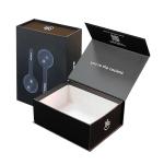 Recycled Materials Customized Luxury Magnet Rigid Flat Lid Magnetic Paper