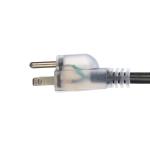 25 ft Heavy Duty Outdoor Extension Cord with Lighted End and Flexible Cold