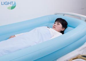 Quality Free Standing 50L Folding Adult Inflatable Bathtub With Electric Air Pump wholesale