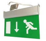 Fire - Proof Battery Powered Double Sided Exit Signs Led Emergency Signs