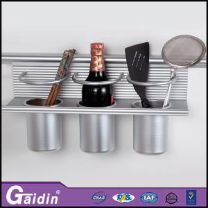 Quality Aluminum wall mounted foggy silver kitchen racks,aluminum kithcen shelves wholesale