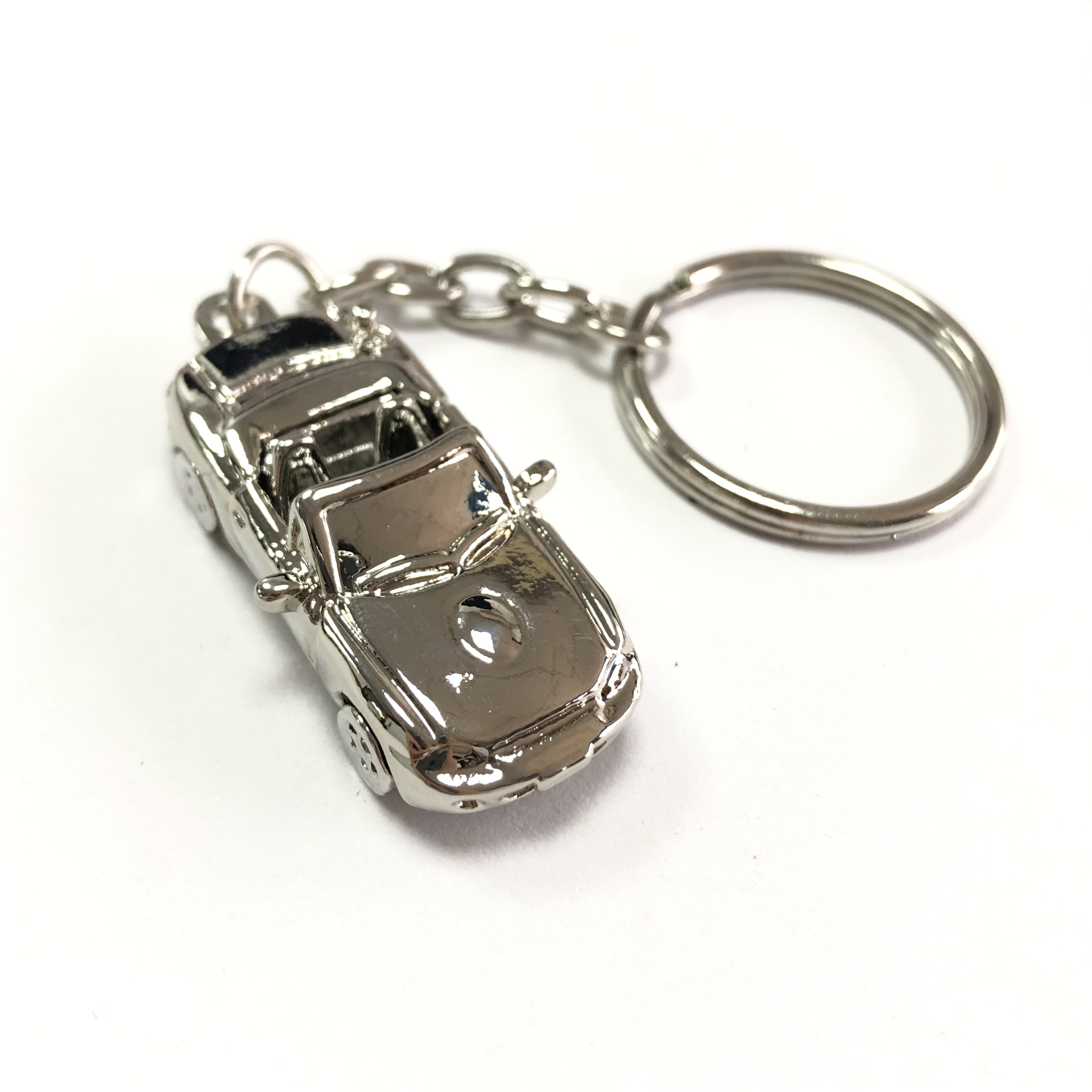 Convertible Car Model Keychain , Custom Vintage 3D Car Keychain