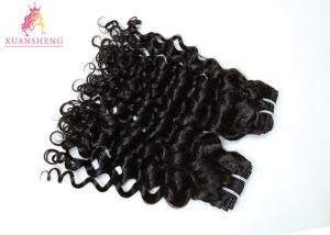 Quality Fashion Peruvian Human Hair Bundles / Italian Curly Hair Bundles wholesale