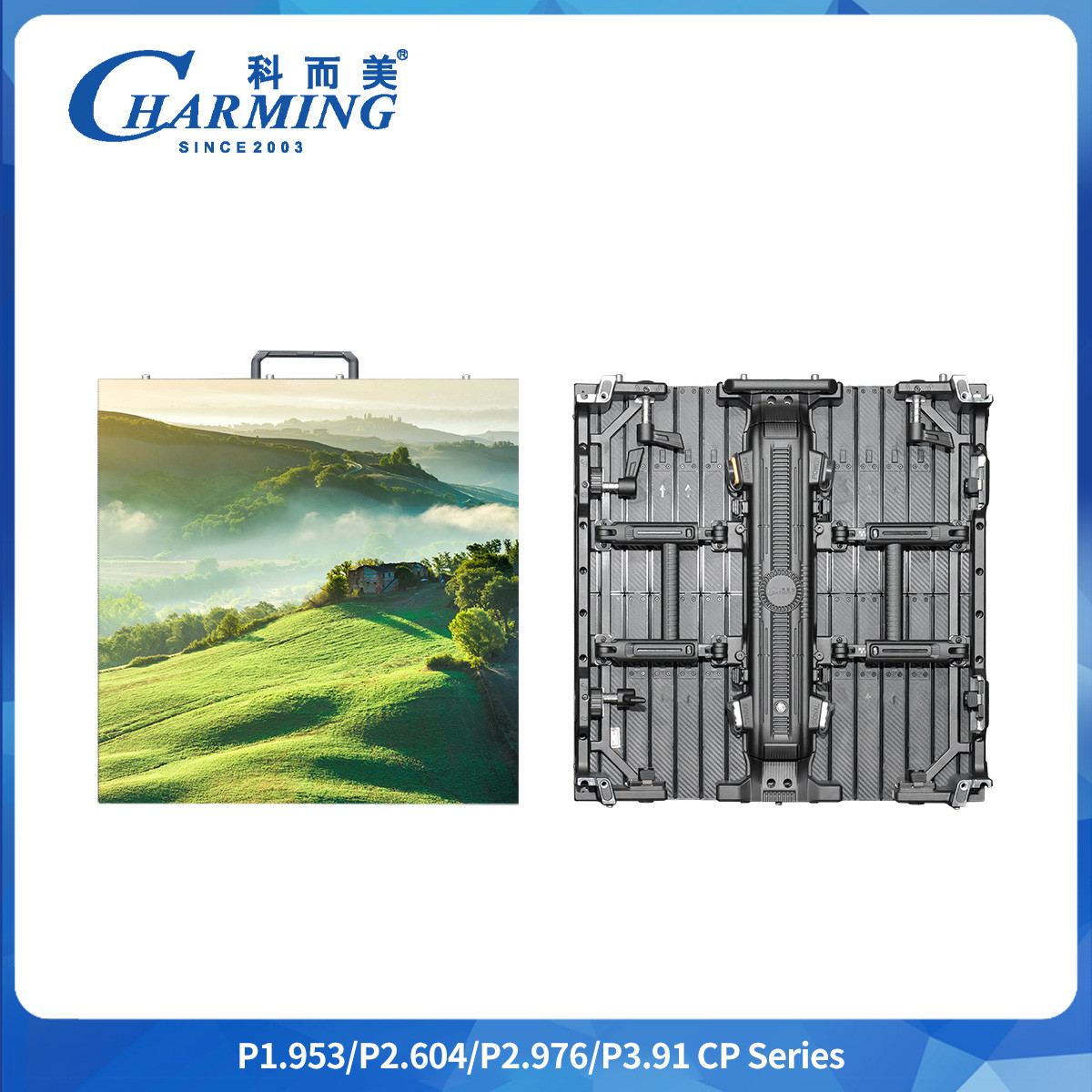 Aluminum Alloy Box P2.6/2.98/3.91 CP Series Outdoor LED Video Wall With Spring Ball Positioning