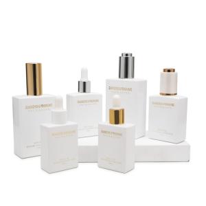 Quality 30ml 100ml Glass Serum Dropper Bottles Customized Color Painting wholesale