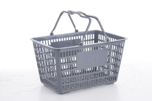 Professional Supermarket Shopping Baskets , Plastic Shopping Baskets With