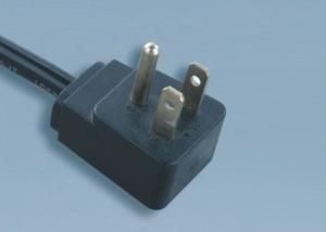 Quality UL CUL CSA 15A 125V 3 Prong NEMA 5-15P Electric Angle Plug American UL Power Cord wholesale