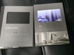 Lcd Advertising Video In Print Brochure 1G / 4G Memory , One Year Warranty