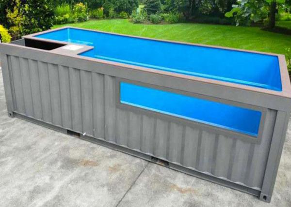 Topshaw 2020 Hot Selling Prefabricated Shipping Container Swimming Pool Solution