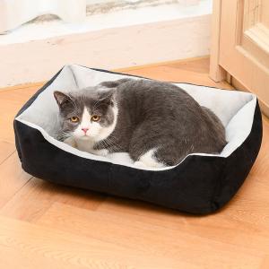 Quality Luxury Cat Pet Calming Beds Cushion XXS XS S Rectangle Fluffy Dog Bed wholesale