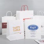 Food Industrial Customized Promotion Offset Printing Paper Kraft Bag with