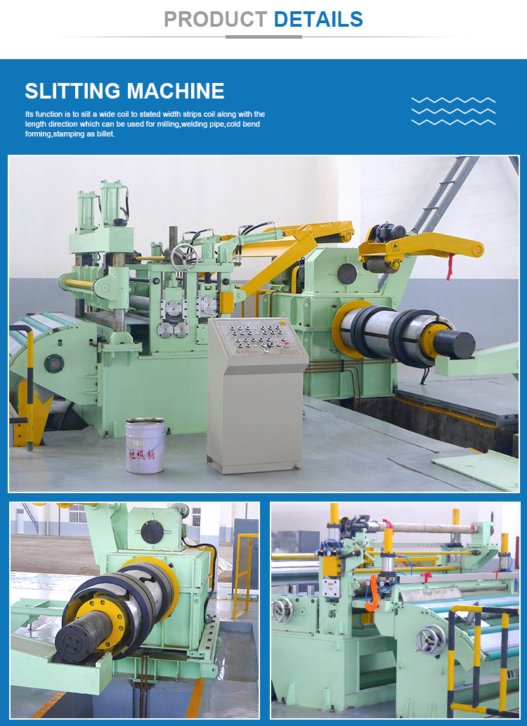factory price steel coil slitting line machine