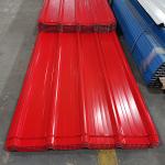 Red Sunlight Roof Sheet Metal Building Material Galvanized Corrugated Steel