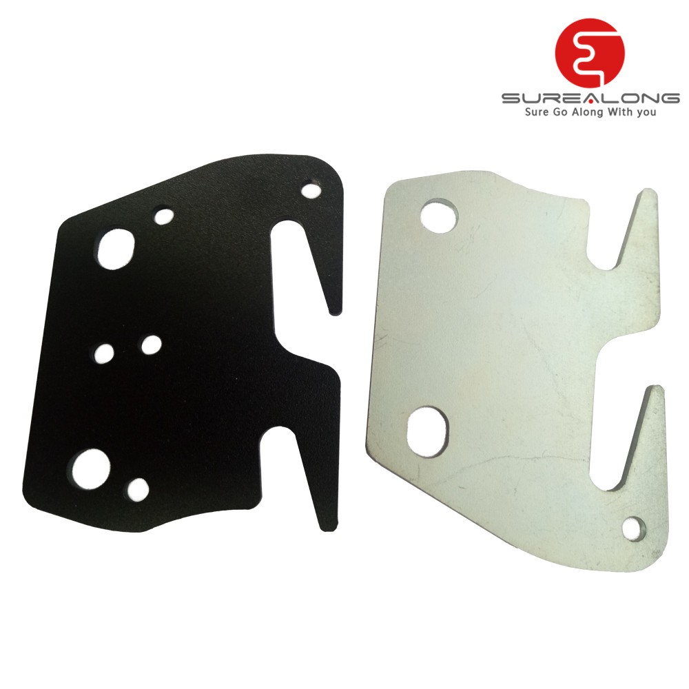Structures Bolt-on Footboard Extension Brackets Attachment Kit Set of 2 0.3-3mm Thickness