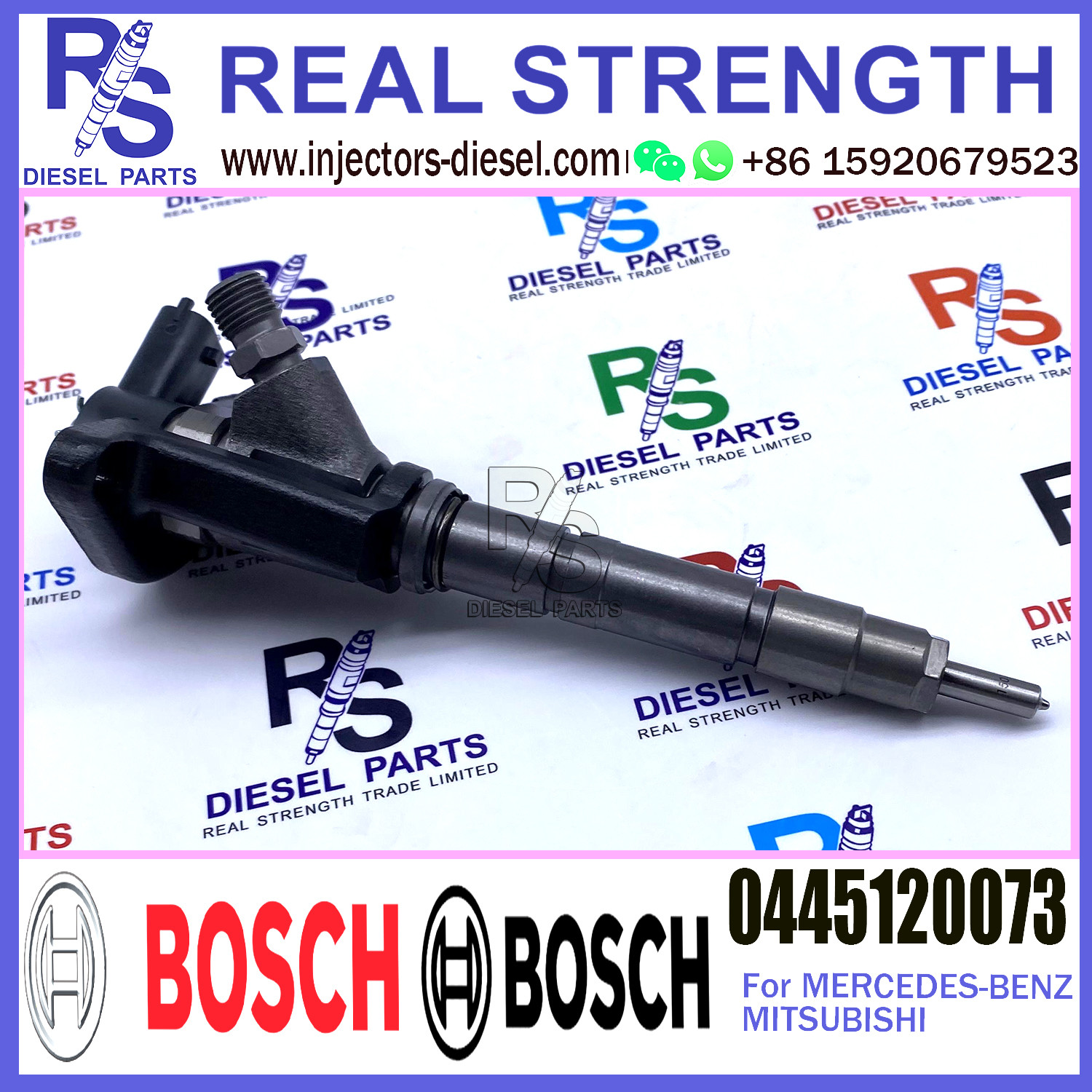 Diesel inyectores common rail fuel Injector 0445120073 0986435550 ME194299 for MITSUBISHI Mercedes-benz