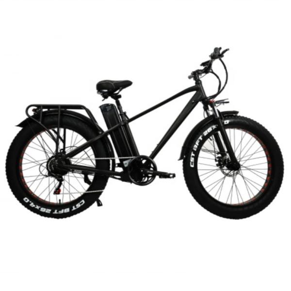 48V 17Ah 7 Speed Electric Fat Tire Bike 750W 26 Inch Electric Mountain Bike For