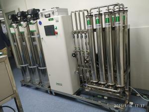 Quality 1000LPH Commercial RO EDI Purified Water System Electrodeionization Unit wholesale