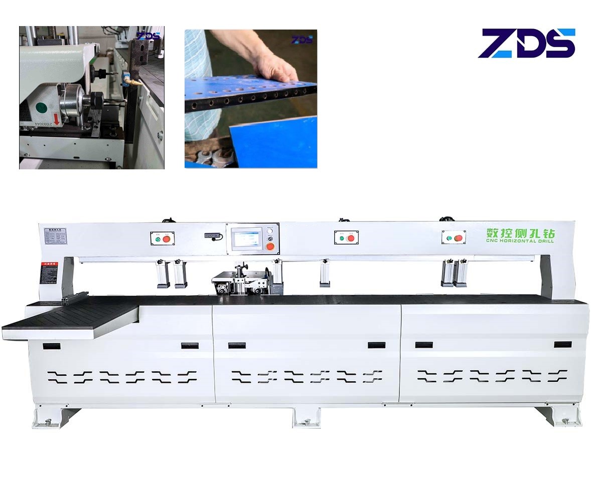 Heavy Duty Horizontal Woodworking CNC Machine Side Drilling And Milling Machine