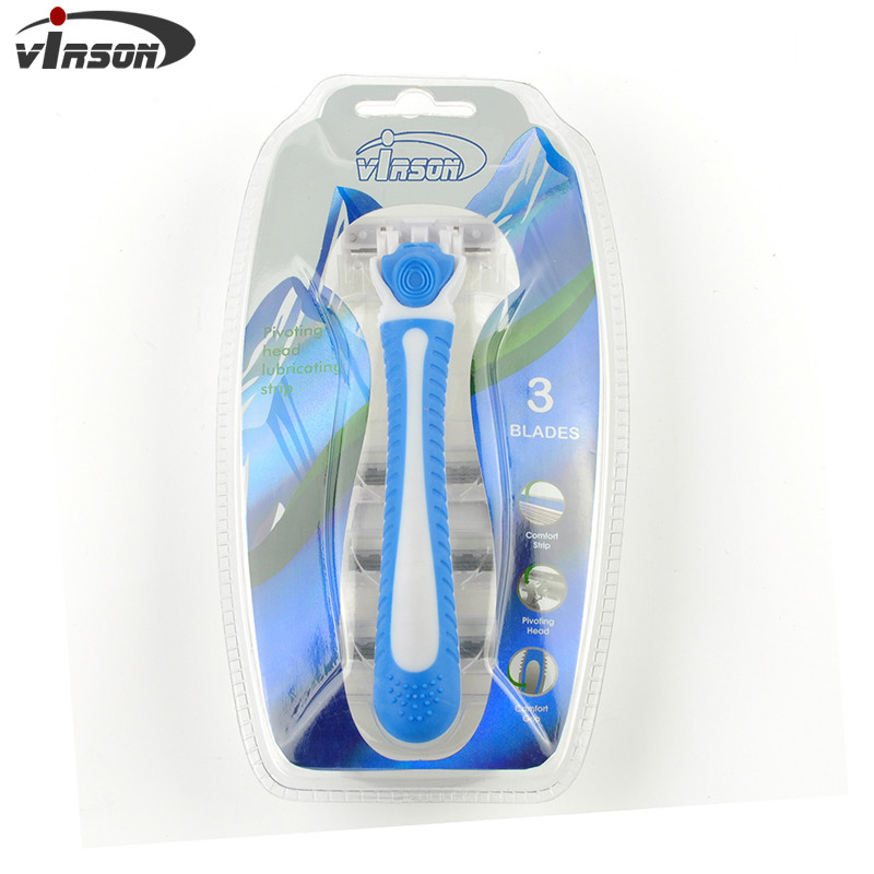 Best Selling Triple Blade Razor Portable Travel Razor Men Shaving Razor Set