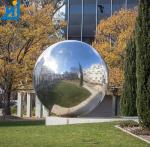 Decorative Mirror Finish Sculpture Ball Steel Hollow Ball Sphere