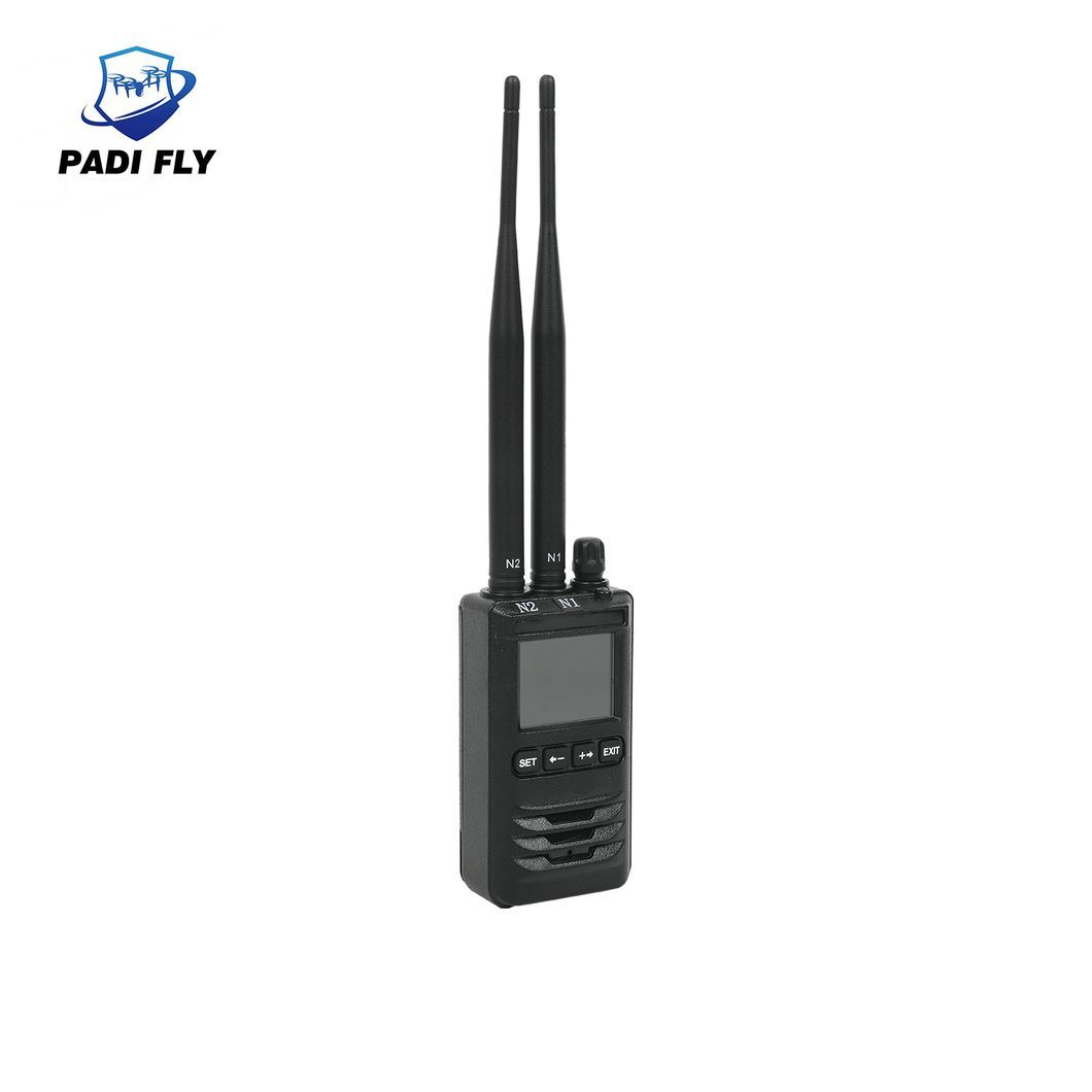 Handheld 300MHz-6GHz Drone RF Signal Detector for Fpv Dji Autel Multi-Brand Uav Jammer Signal Blocker Operating Distance 3km