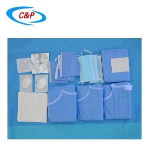 Quality Waterproof Blue Disposable Sterile Refrative Eye Drape Kit For Eye Surgeries wholesale
