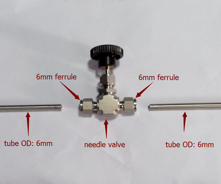 stainless steel ss316 304 cng needle valve 1/4" BSPP needle valve