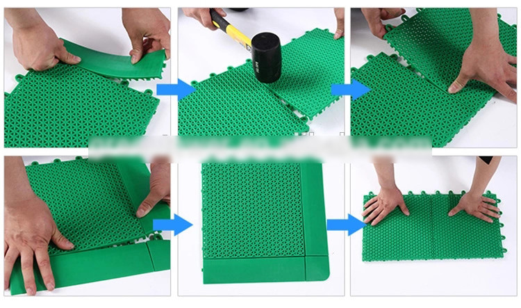 High UV Resistant Interlocking Flooring Polypropylene Exercise Floor Mats