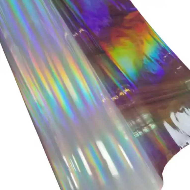 Business Shopping Pet Holographic Lamination Film with Multiple Extrusion Processing